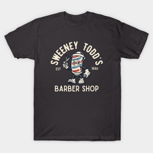 Sweeney Todd's vintage Barber shop, retro 1800's T-Shirt